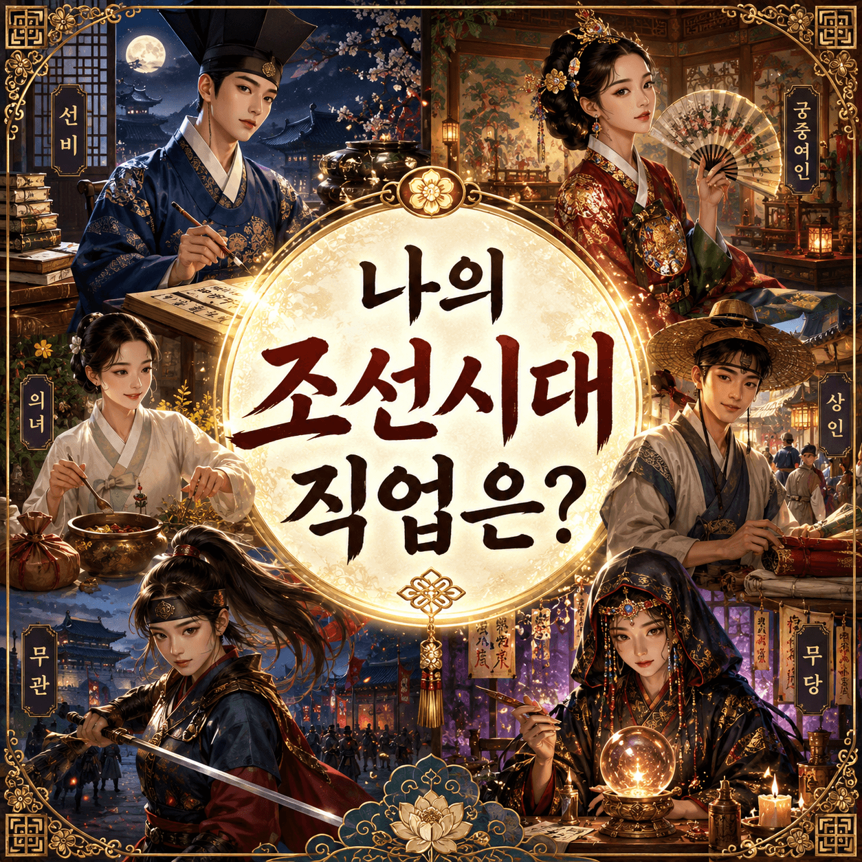 나의 조선시대 직업은? 대표 이미지