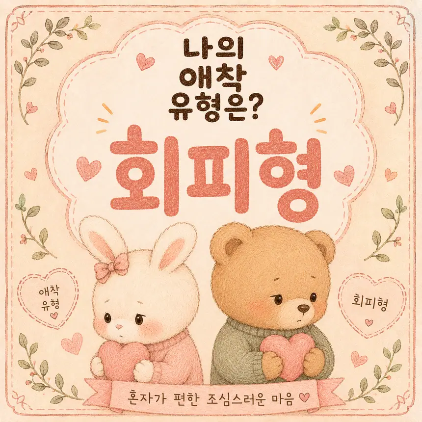 회피형 애착 결과 대표 이미지