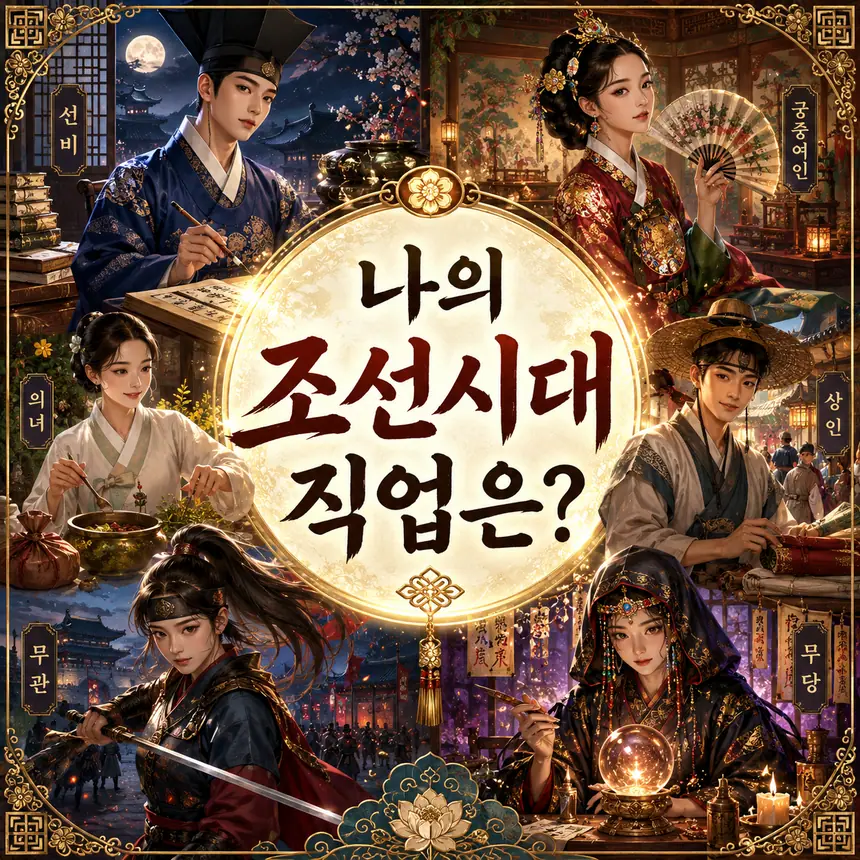 나의 조선시대 직업은? 대표 이미지